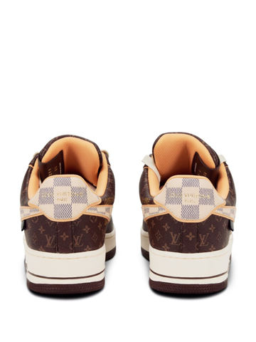 nikee louis vuitton x air force 1 low brown