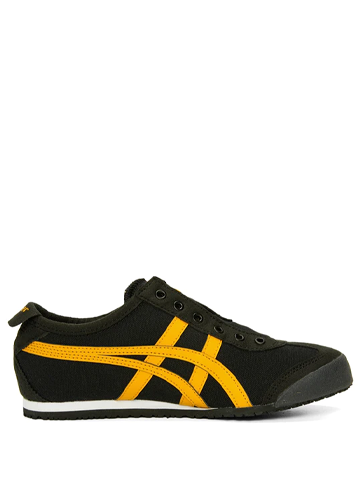 Black and yellow onitsuka tigers on sale