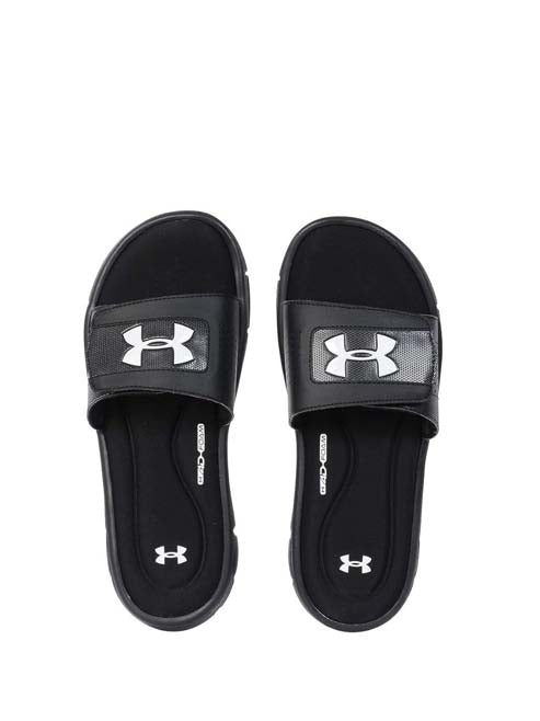 Under Armour lignite flip flop all Black
