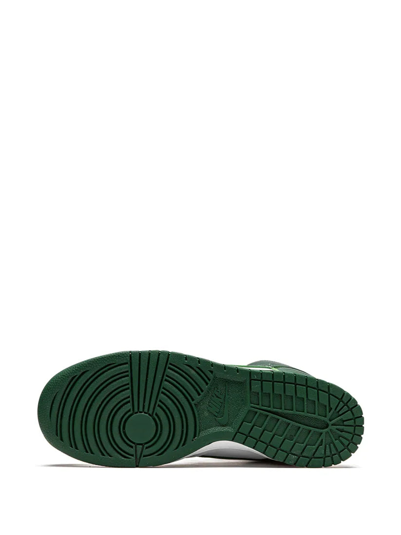 sb dunk high spartan green fix