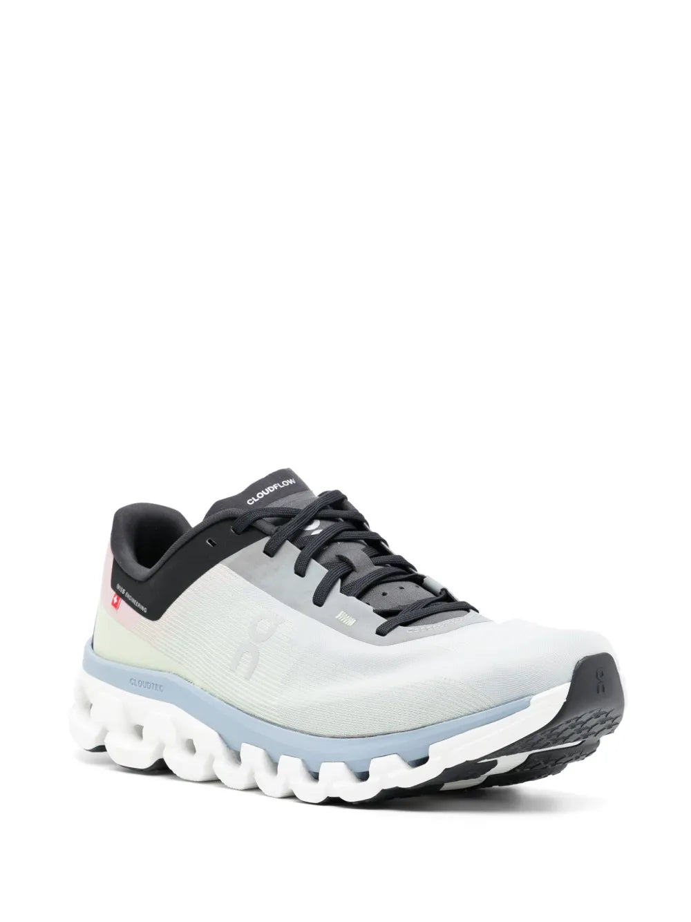On CloudFlow 4 Glacier Champbray Grey White