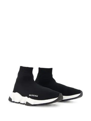 balenciagaa speed trainer BLACK WHITE