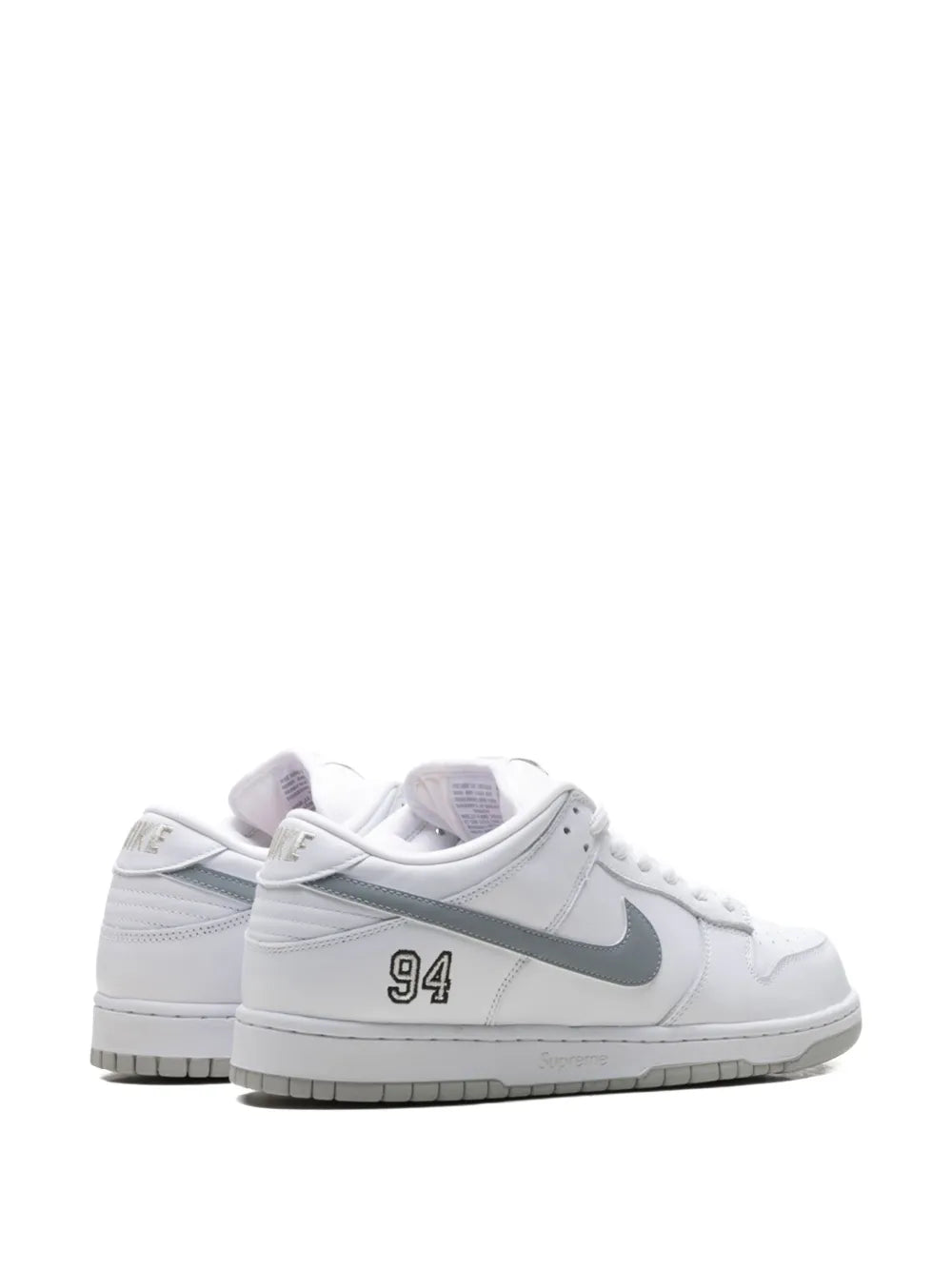 NIKE SB DUNK LOW SUPREME 94 FULL WHITE