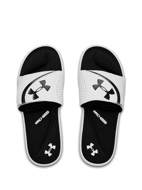 Under Armour lignite flip flops