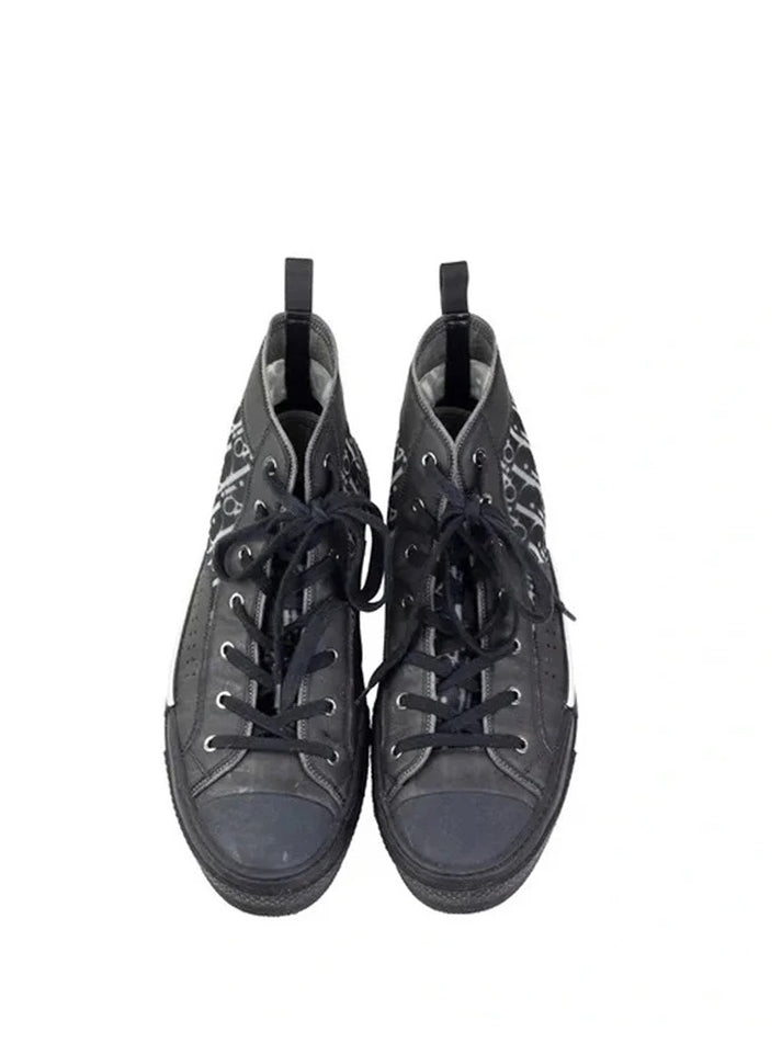 DIOR s B23 BLACK HIGH TOP SNEAKERS