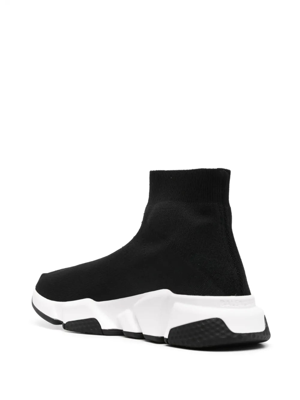 BALENCIAGA SPEED TRAINER BLACK WHITE - 3