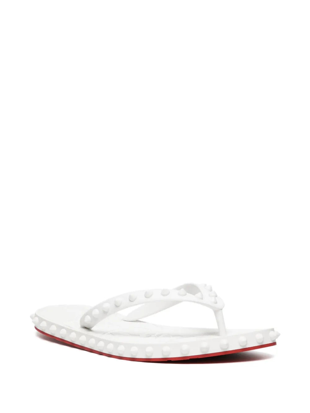 Chrisstian Loubouutin Loubi Flip White - 4