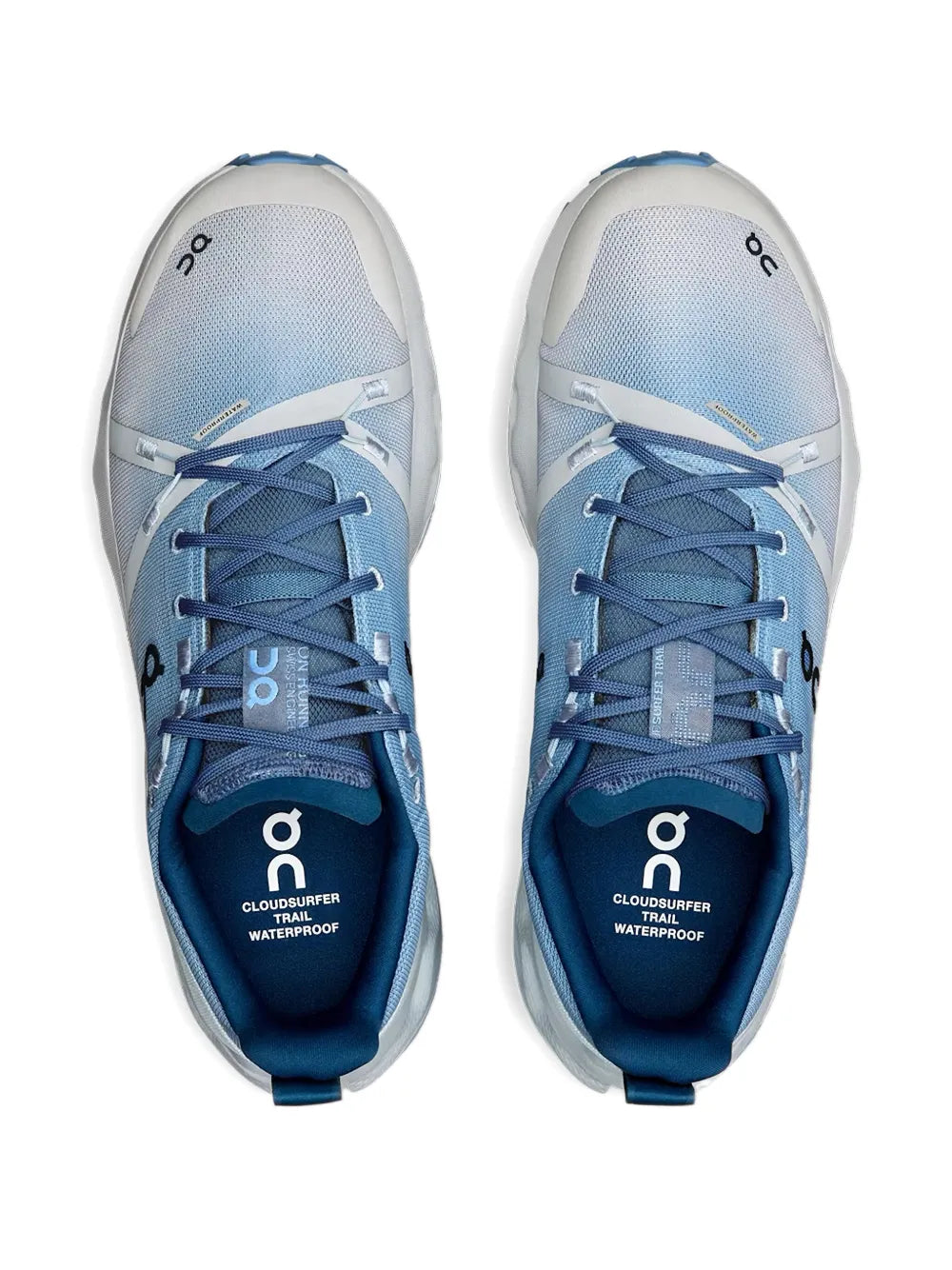 On Cloudsurfer Trail Waterproof Chambray Glacier Fix - 2