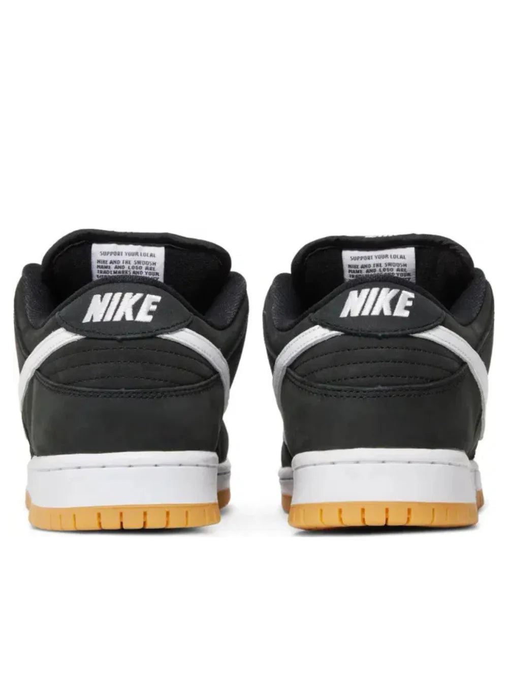 Nike sb dunk low black gum