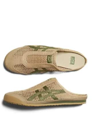 Onisuka Tigar Mexico 66 Sabot Beige Green Fix
