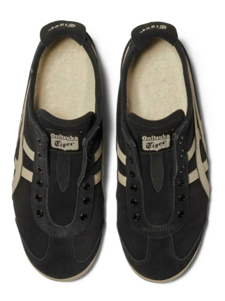 Onitsuka Tiger Mexico Slip on Black Putty