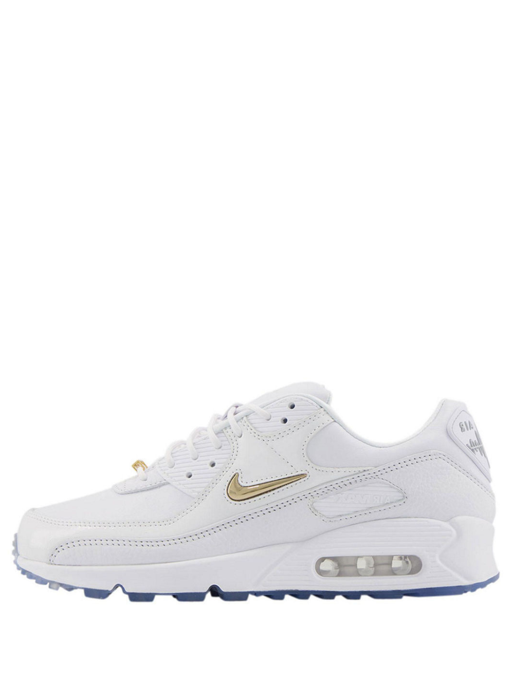 NIKEE AIR MAX 90 PIRATE RADIO WHITE METALLIC GOLDe