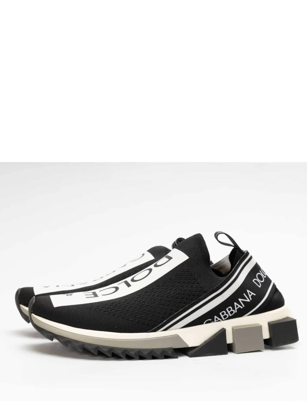Dolc_e Gabbana Black White Slip On Sorrento Sneakers Fix