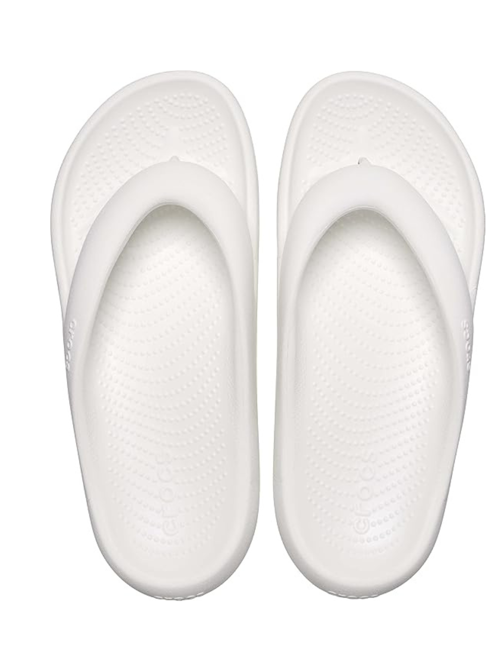 crocss MELLOW RECOVERY FLIP Flops Whites