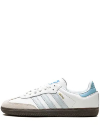 Adida.s Samba White Sky Blue Men Leather Quality FIX