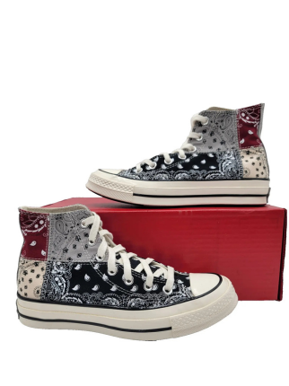 CONVERSE CHUCK TYLOR ALL STAR 70 OFF SPRING PAISLEY BLACK