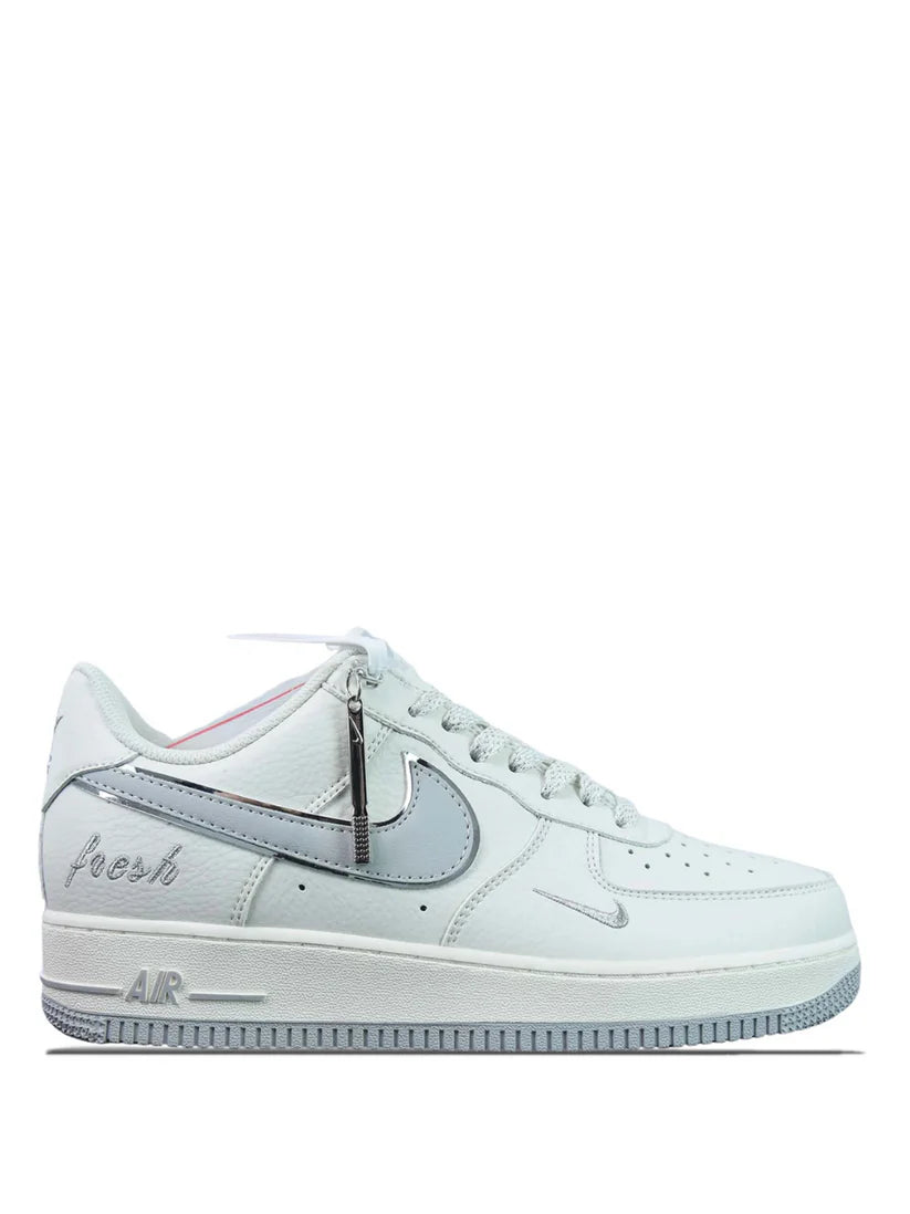 NIKEE airforce 1 07 low keep fresh beige LIGHT GREY silver sale
