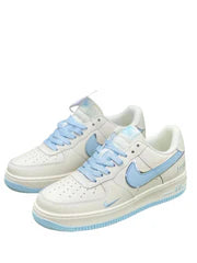 nikee airforce 1 07 low keep fresh beige blue silver sale - 2