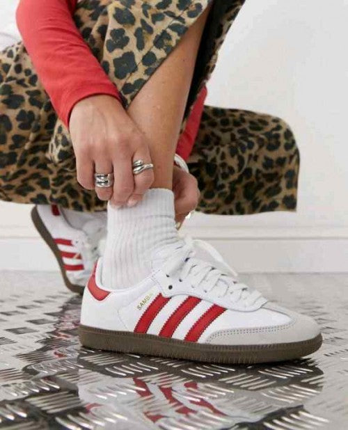 Addida s Samba OG White Red Women