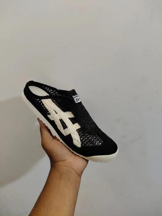 Onitsukh a tiger maxico 66 sabot white black