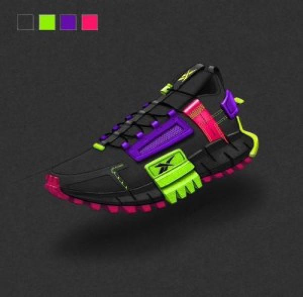 Reebok Zig Kinetica Edge Black Multi Sale