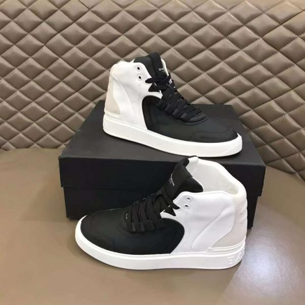 Balmai.n B Skate High Top Sneaker White Black