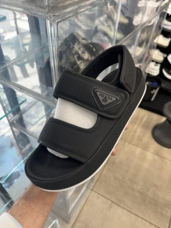 _Prada_Milano Black Sandals UA