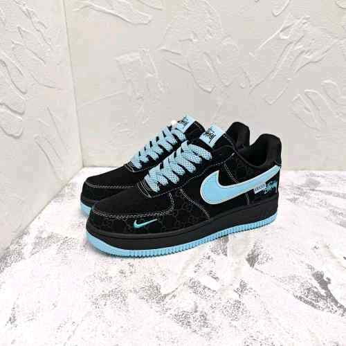 Nikee Airforce 1 X Guccii GG Blue 2025