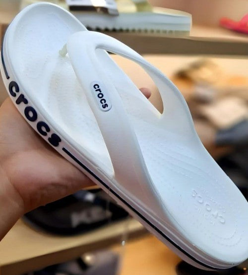 CROCCS BAYABAND FLIP FLOP WHITE