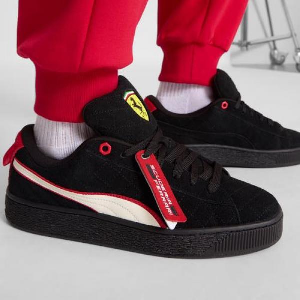 PUM_A SCUDERIA FERRARI SUEDE XL NITEFOX BLACK FIX