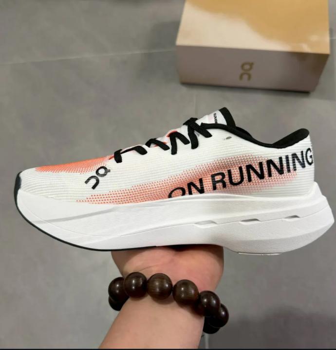 On CloudBoom Volt white orange