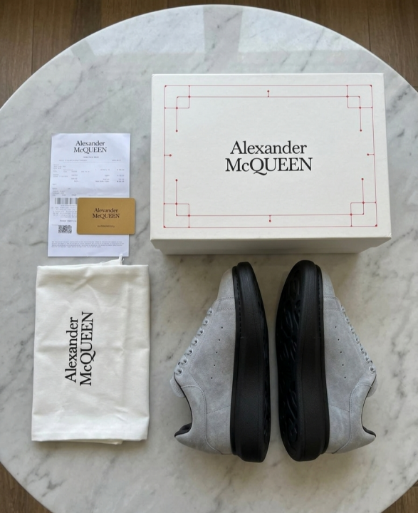 Alexander McQuueen All Suede Grey