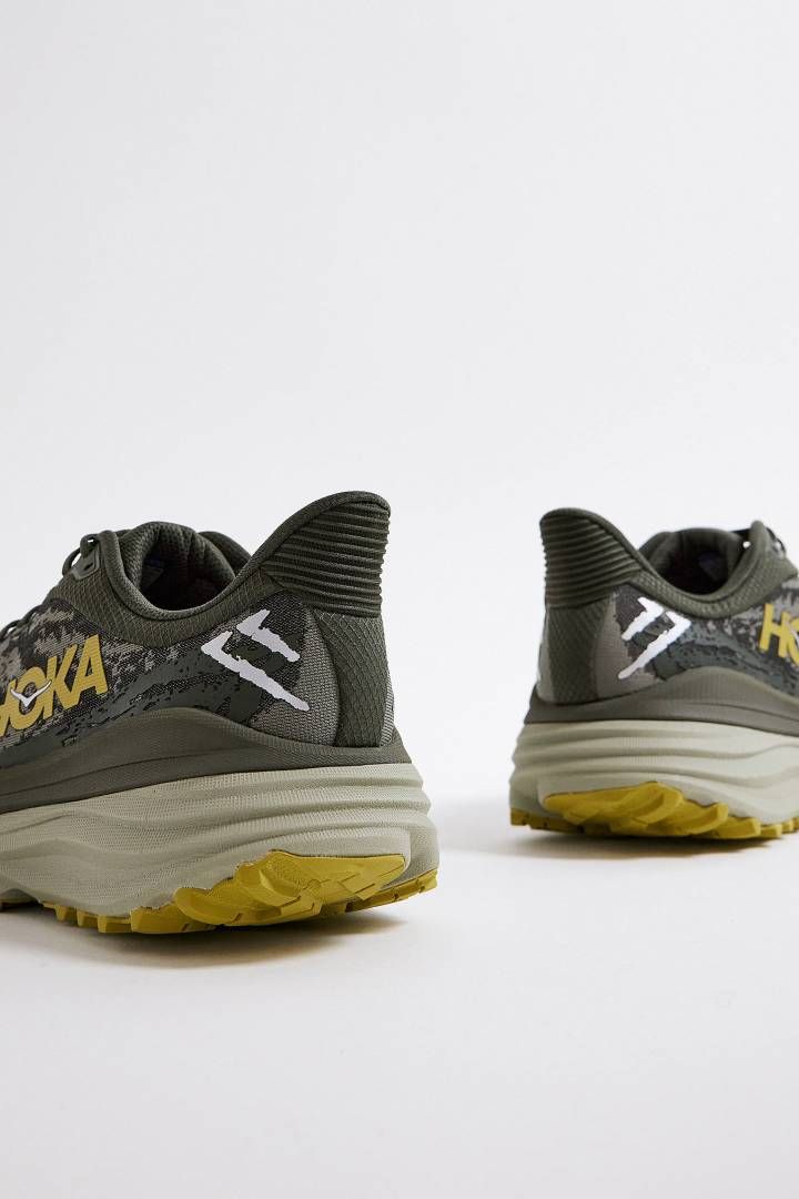 HOKA Stinson 7 in the Olive HazeForest Cover