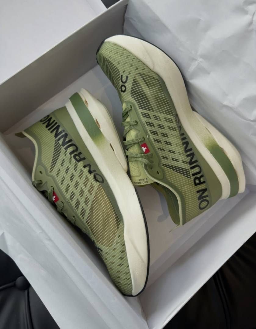 On Cloudboom Strike Olive Green