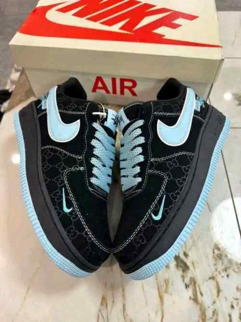 Nikkee Airforce 1 X Guchii GG Blue 2025