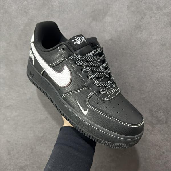 Nikee X Stussy Air Force 1 Low Black