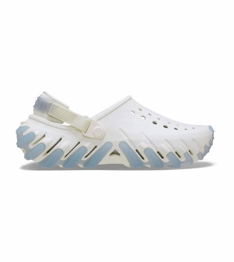CROCCS ECHO GUM RO CLOGS white sky