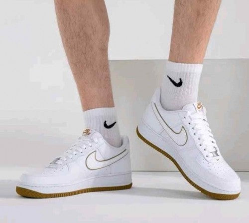 Nikee Air force 1 07 White Bronzine
