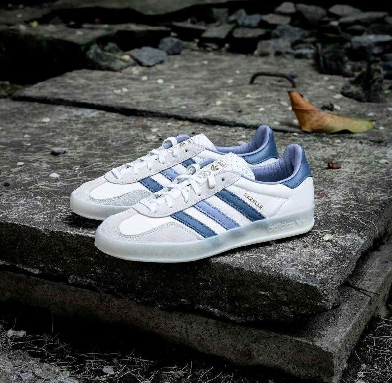 ADDIDAS GAZELLE INDOOR WHITE PRELOVED INK women