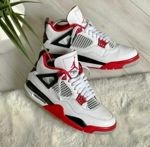 Air Jordan retro 4 fire red semi ua Qwality 163