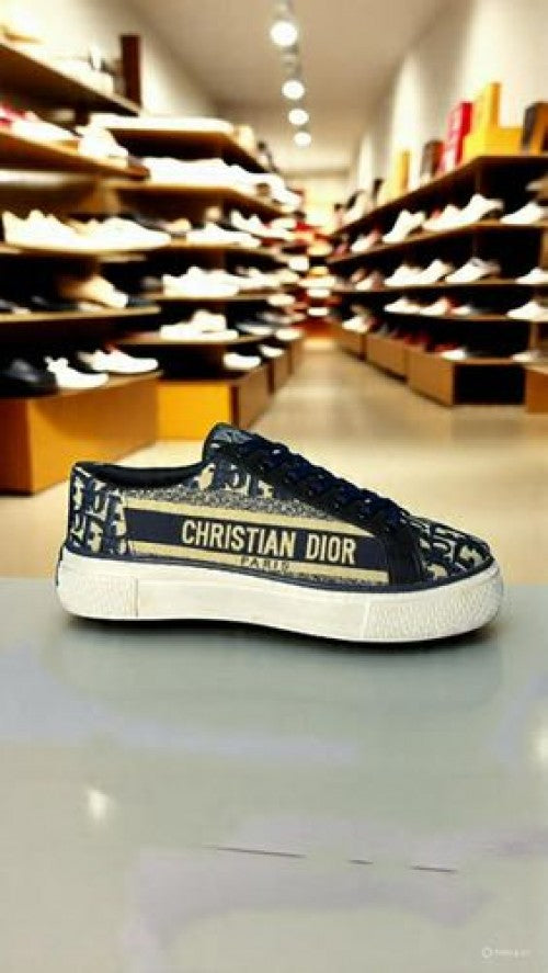 Dior canvas low Sneakers Navy
