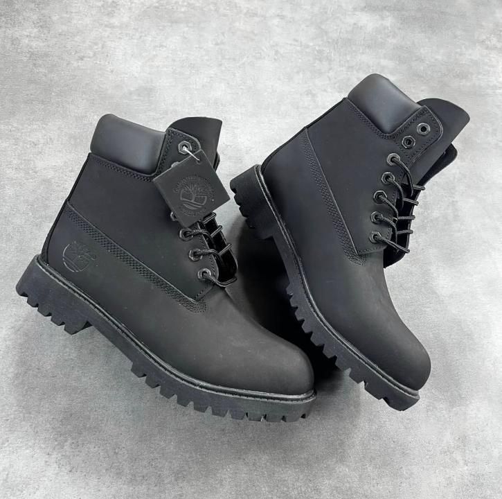 Timberland Suede Boots Black