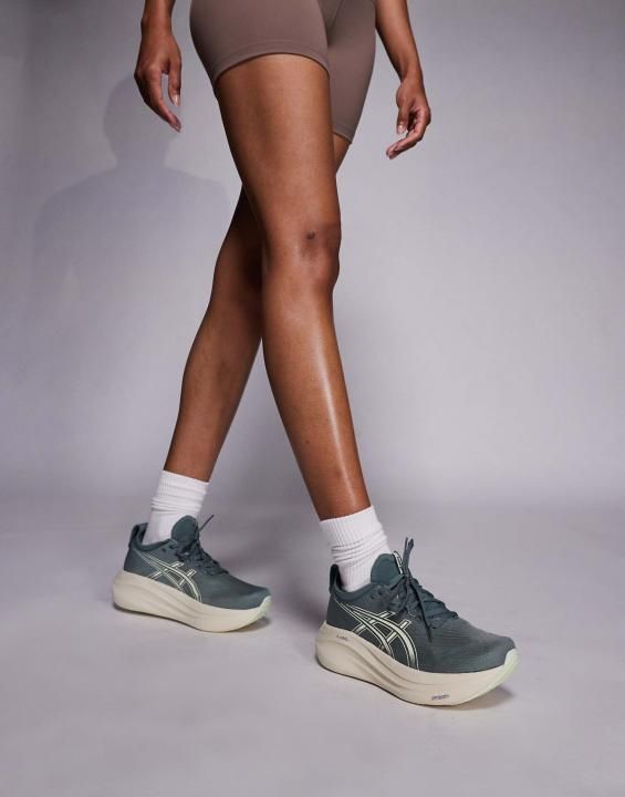 Asiics Gel Nimbus 27 Olive Green