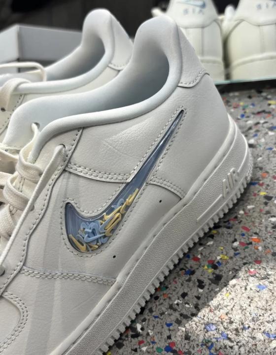 SALE NIK.E AIRFORCE 1 LOW SNEAKER UNIQUE BLUE WITH OG BOX