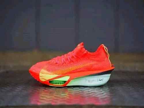 Nikkee Air Zoom AlphaFly Next Bright Crimson Lime Blast