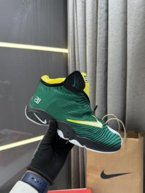 NIK_E AIR ZOOM FLIGHT THE GLOVE QS GARY PAYTON PINK YELLOW FIX