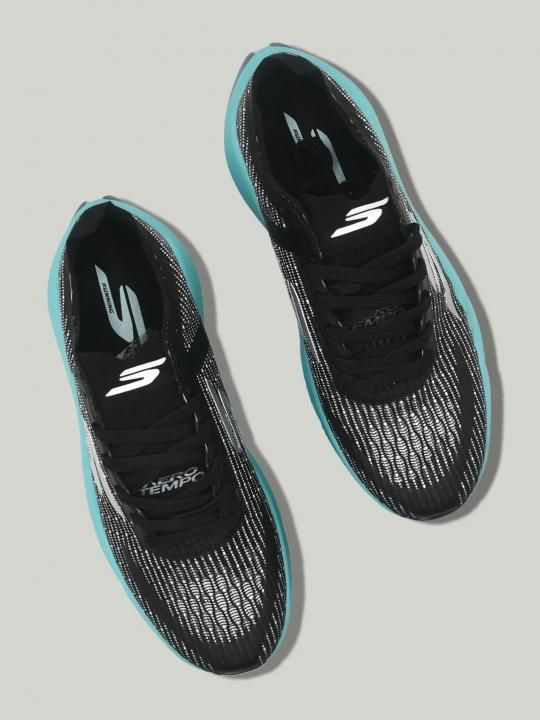 Skecherr SKX Aero Tempo Black Blue running shoe