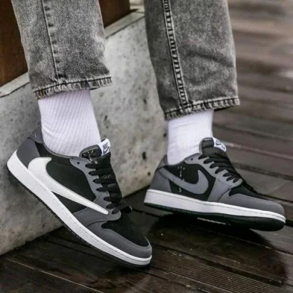 Air Jordan Retro 1 low travis scott fragment black Grey