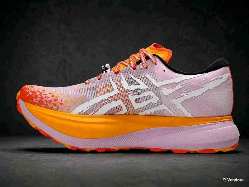 Asiccss Metafuji Trail Shoes Purple Orange