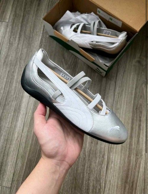 Pummaa Speedcat Ballet Silver Metallic for her